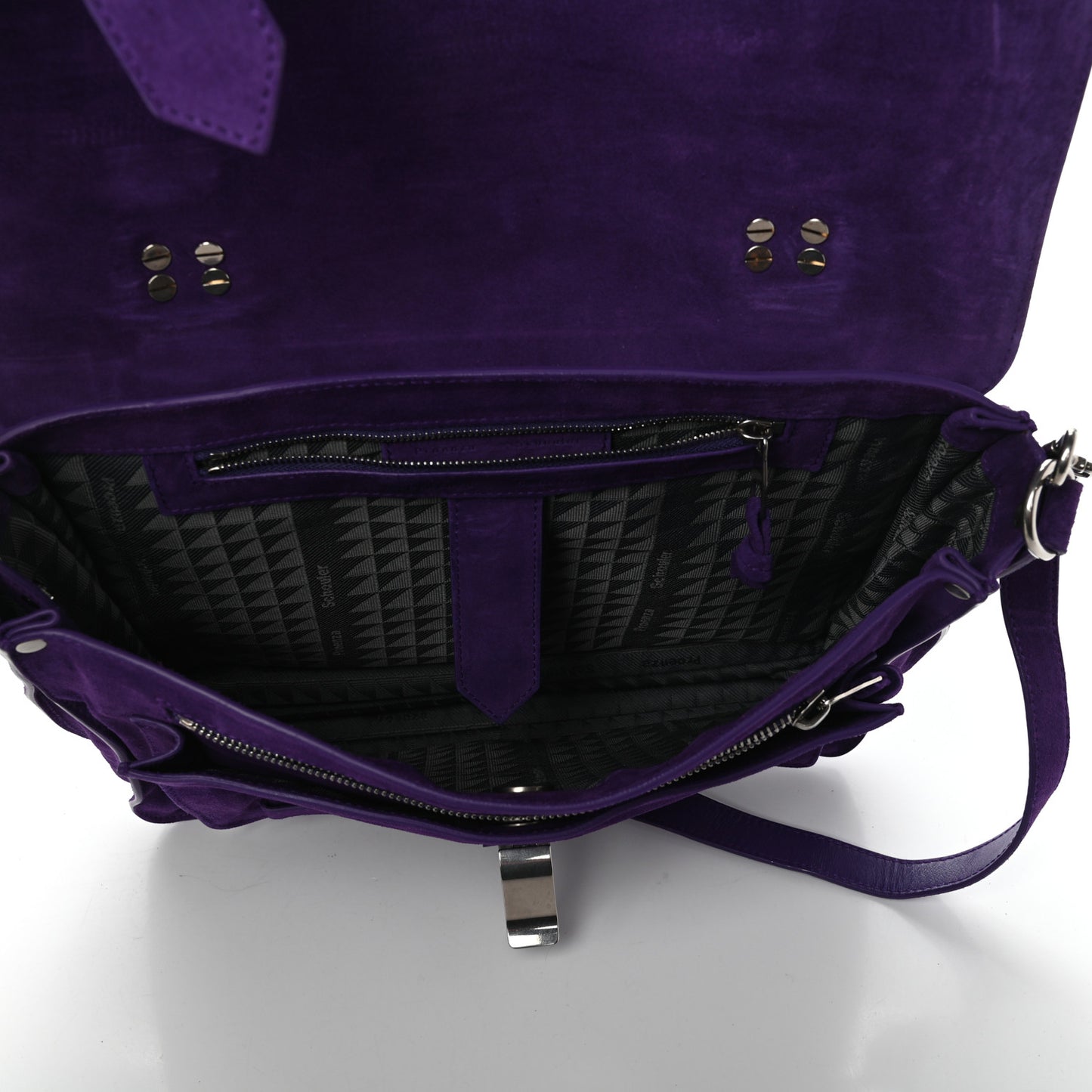 Suede Medium PS1 Satchel Amethyst