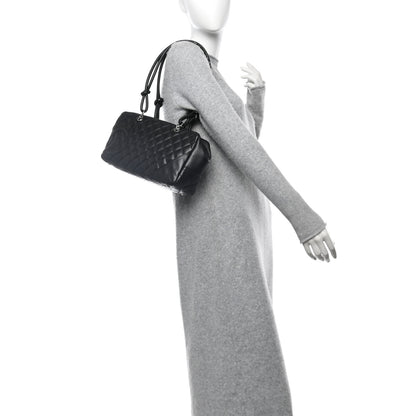 Chanel Calfskin Quilted Large Cambon Bowler Black 2 of 11