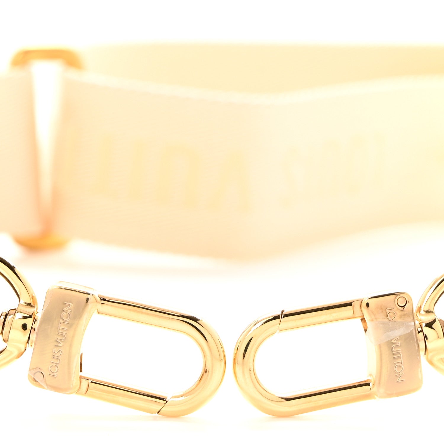 Louis Vuitton Nylon Monogram Strap with Coin Purse Cream 6 of 6
