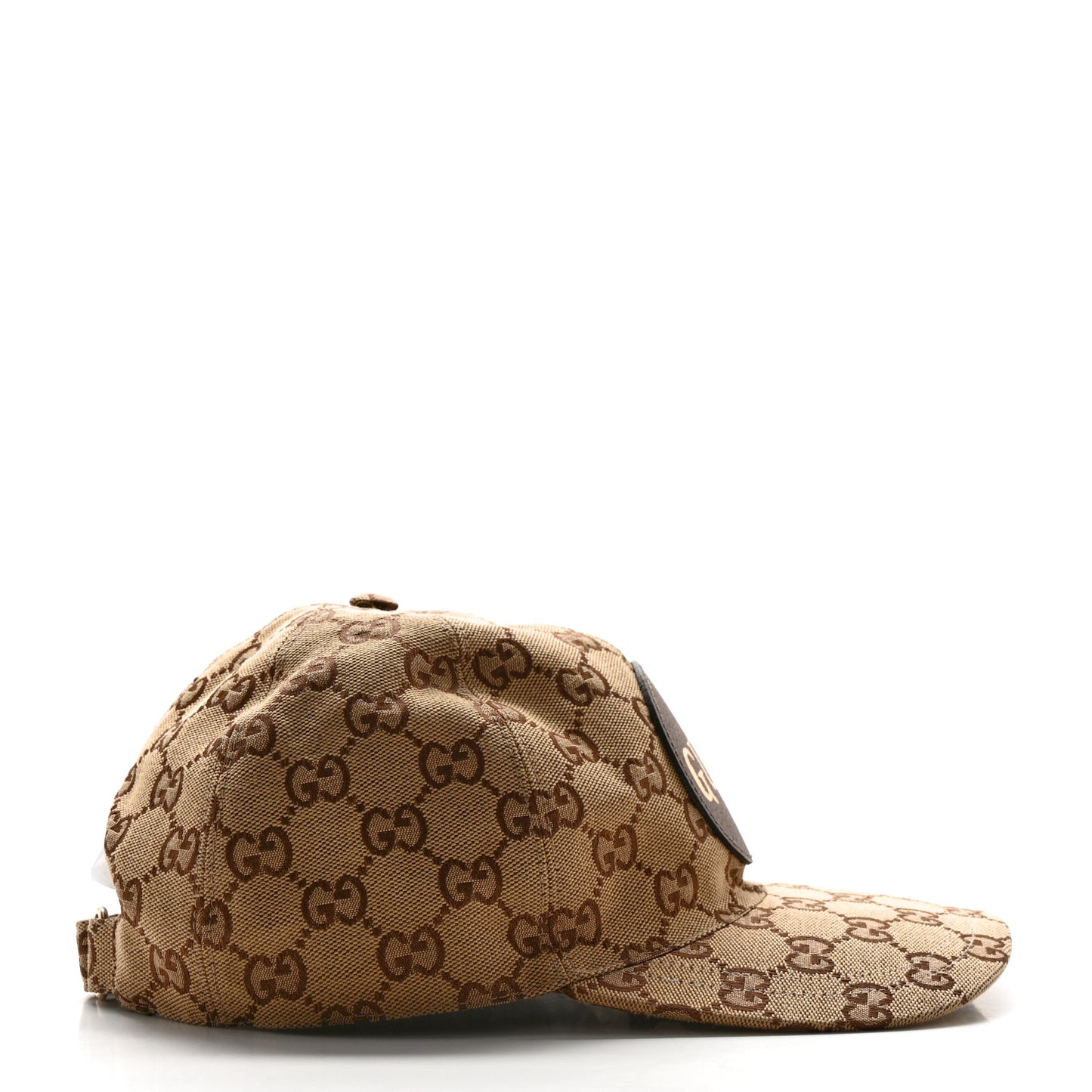 Monogram Textured Dollar Calfskin Zeno Baseball Hat M Beige