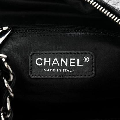 Chanel Glazed Calfskin Twisted Hobo Black 6 of 11