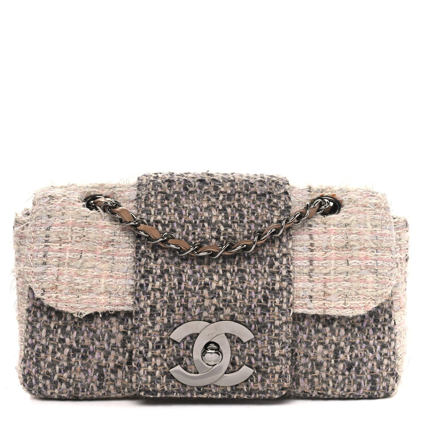 Tweed Small Fantasy Flap Grey