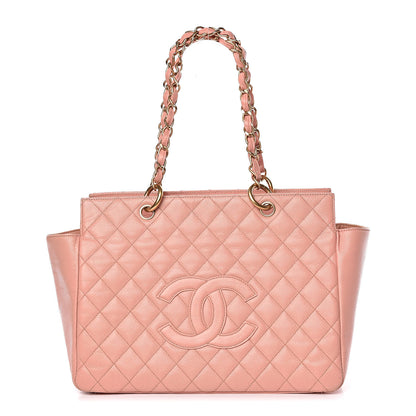 Chanel Caviar Quilted Grand Timeless Tote GTT Pink 1 of 19