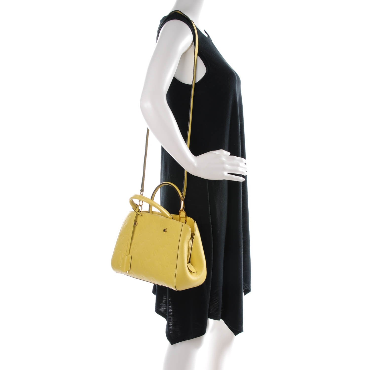 Louis Vuitton Empreinte Montaigne BB Citrine 2 of 8