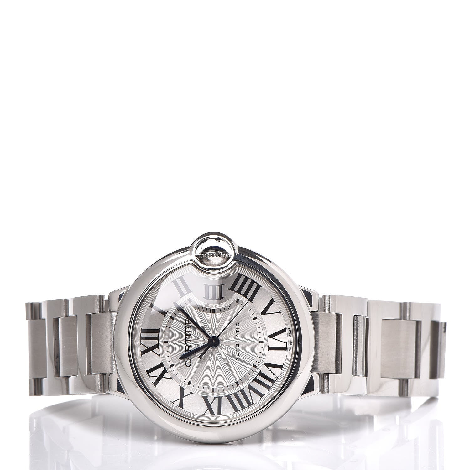 Cartier Stainless Steel 36mm Ballon Bleu De Automatic Watch 3 of 7