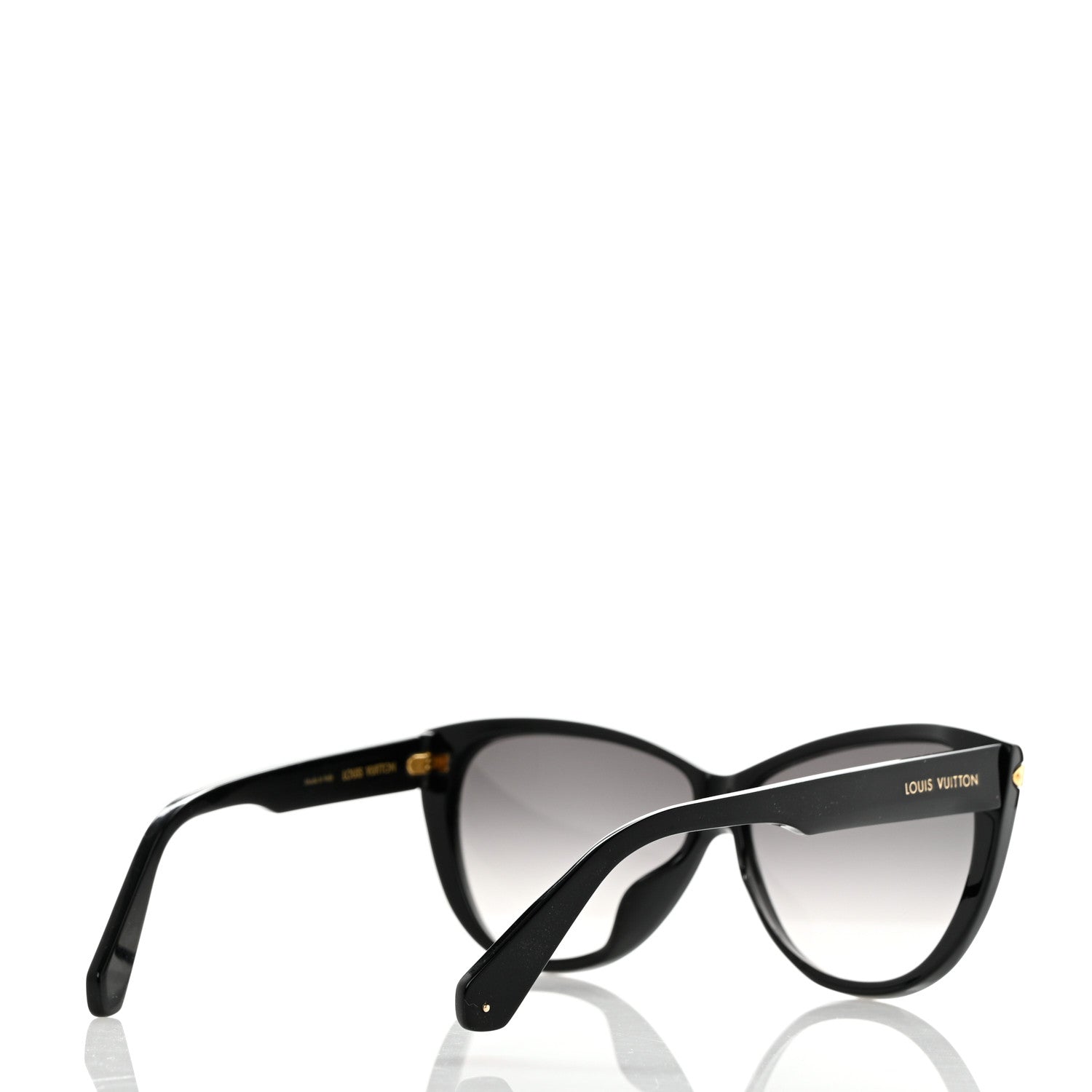 Louis Vuitton Acetate Blue Velvet Sunglasses Z1293E Black 4 of 7