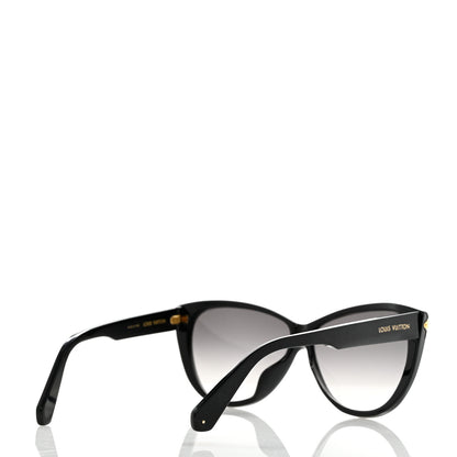 Louis Vuitton Acetate Blue Velvet Sunglasses Z1293E Black 4 of 7