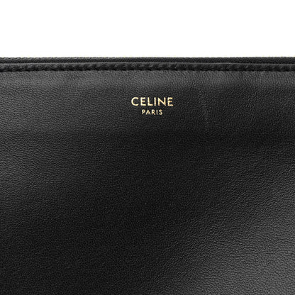 Celine Lambskin Large Trio Crossbody Bag Black 11 of 13