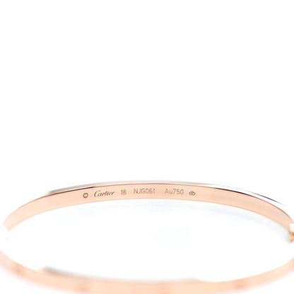 Cartier 18K Pink Gold Small LOVE Bracelet 18 3 of 3