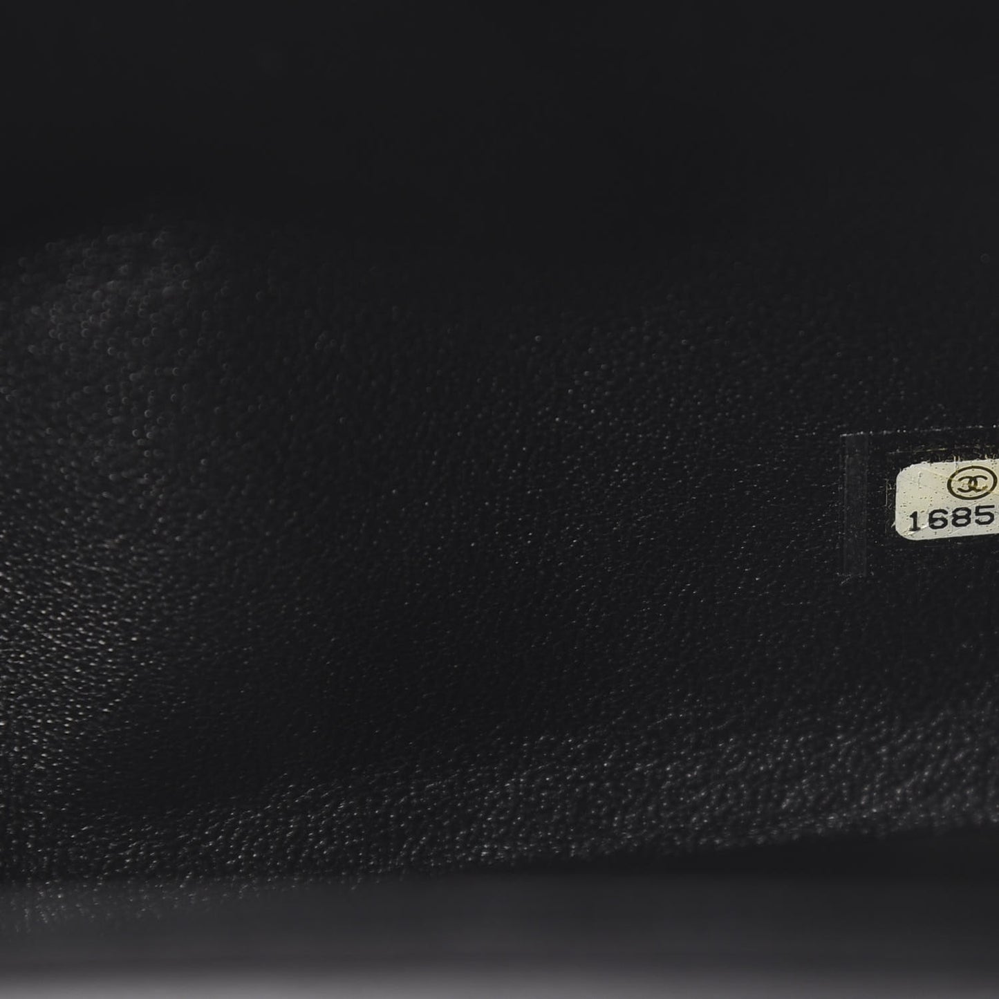 Striated Patent Quilted Clutch With Chain Flap Black