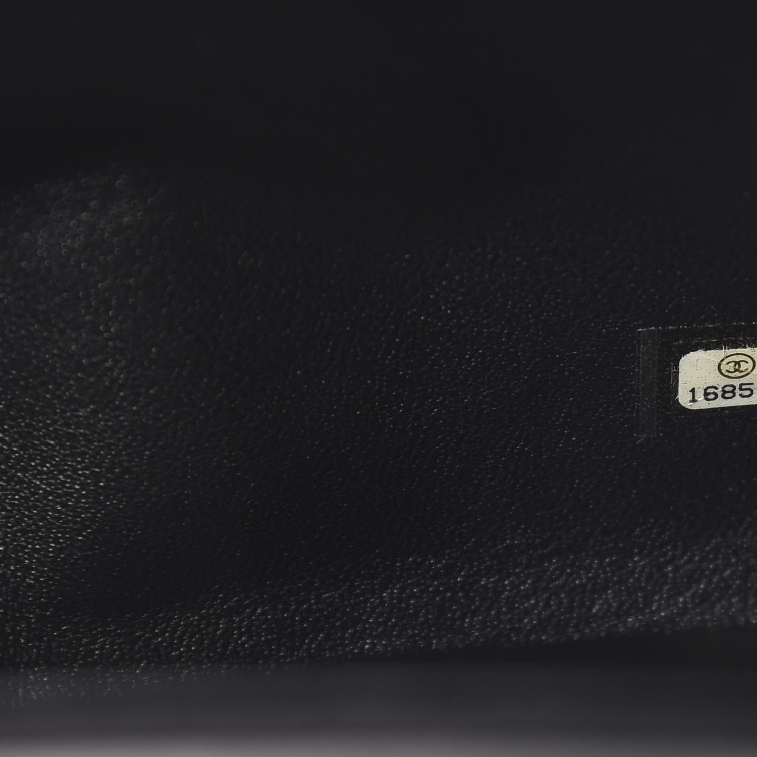 Chanel Striated Patent Quilted Clutch With Chain Flap Black 7 of 8