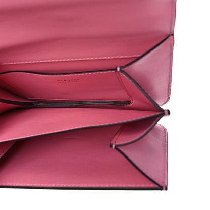 Versace Vitello Barocco Crystal Virtus Small Top Handle Shoulder Bag Rosa 5 of 8