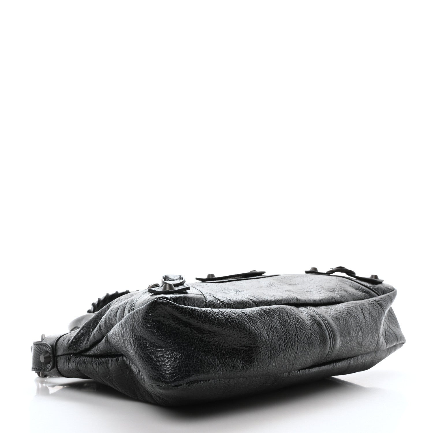 Balenciaga Agneau Arena Classic Hardware Le City First Bag Black 5 of 12