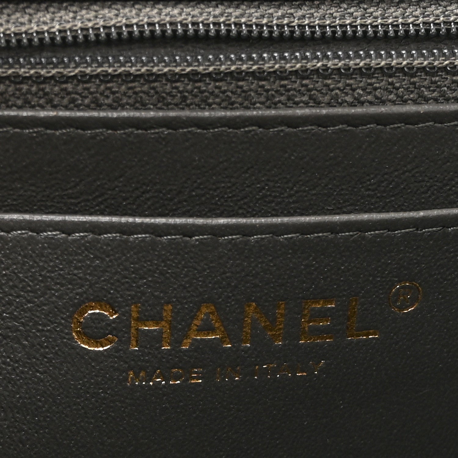 Chanel Lambskin Quilted Mini Square Flap Dark Grey 6 of 10