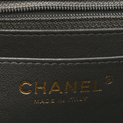 Chanel Lambskin Quilted Mini Square Flap Dark Grey 6 of 10