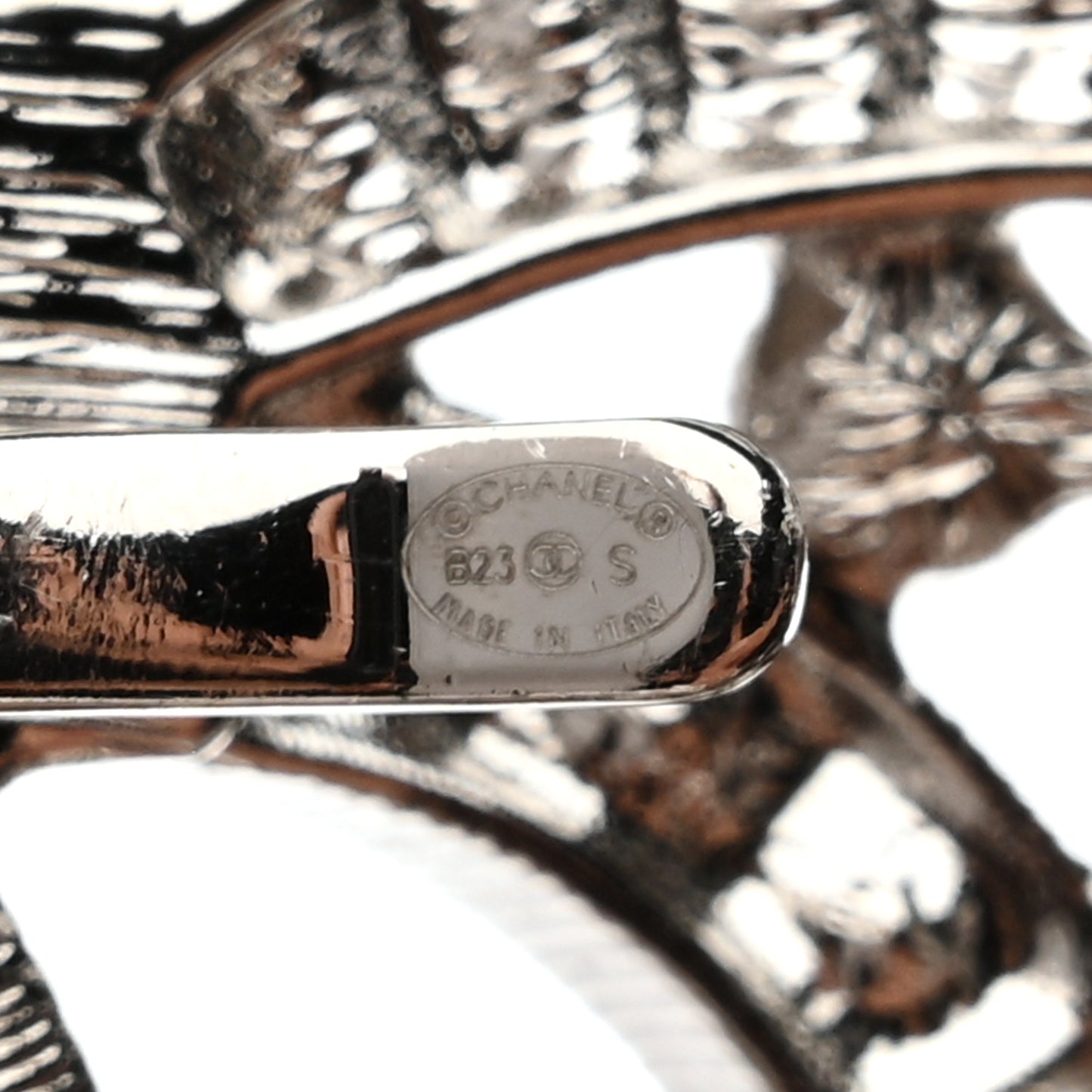 Lambskin Crystal CC Belt 70 28 Black