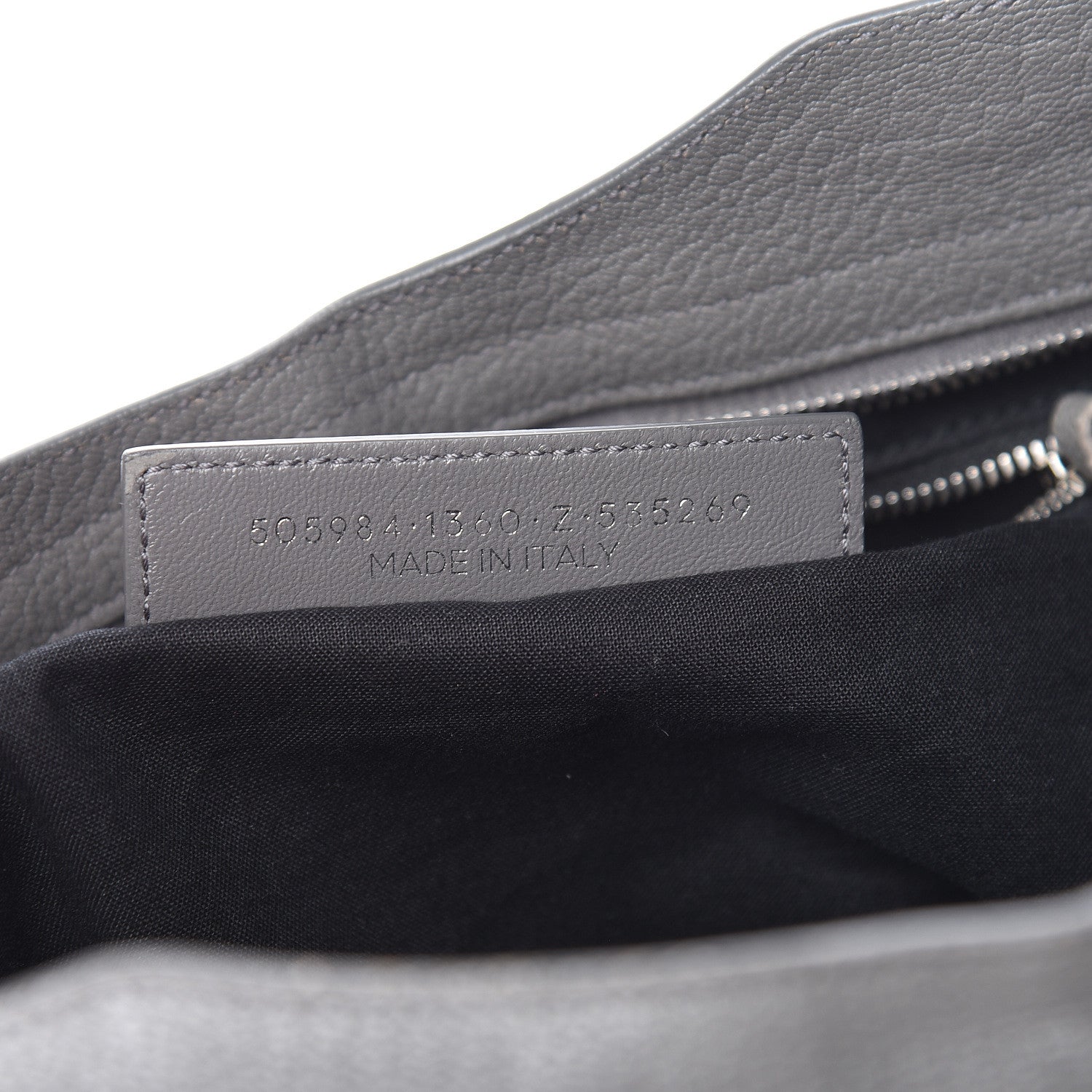 Balenciaga Chevre Silver Metallic Edge Hardware City Gris Acier 8 of 13