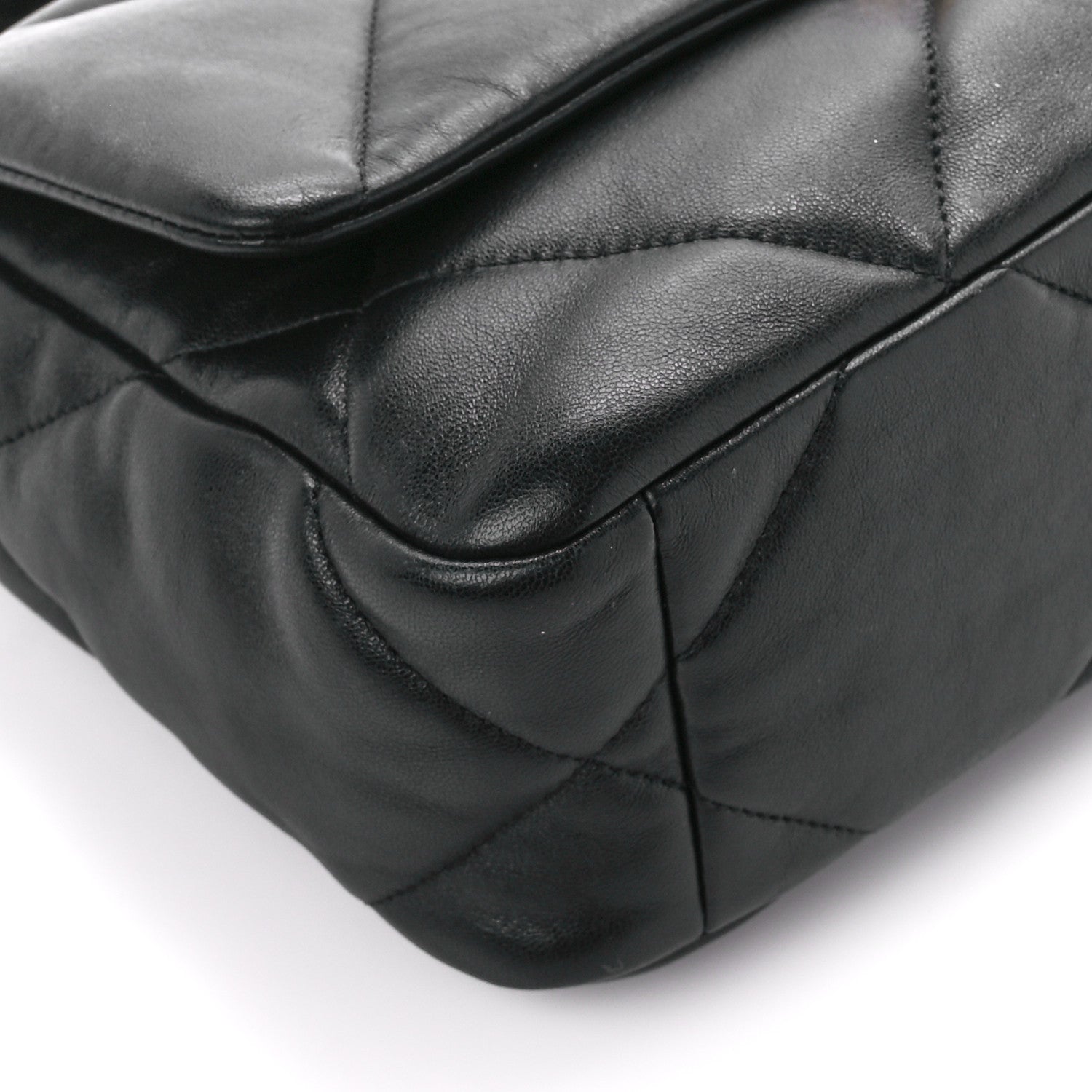 Chanel Lambskin Quilted Medium Chanel 19 Flap Black 9 of 10