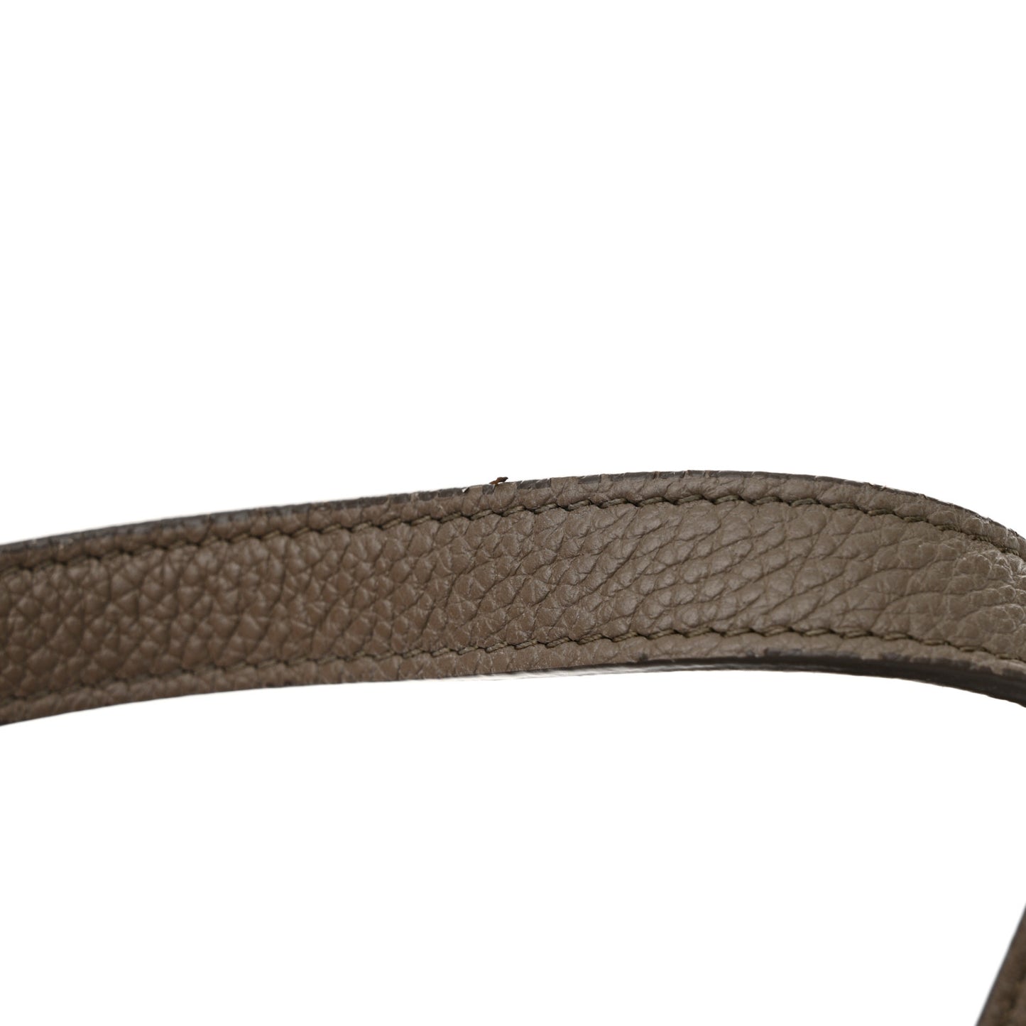 Grained Calfskin Small Folded Cabas Taupe