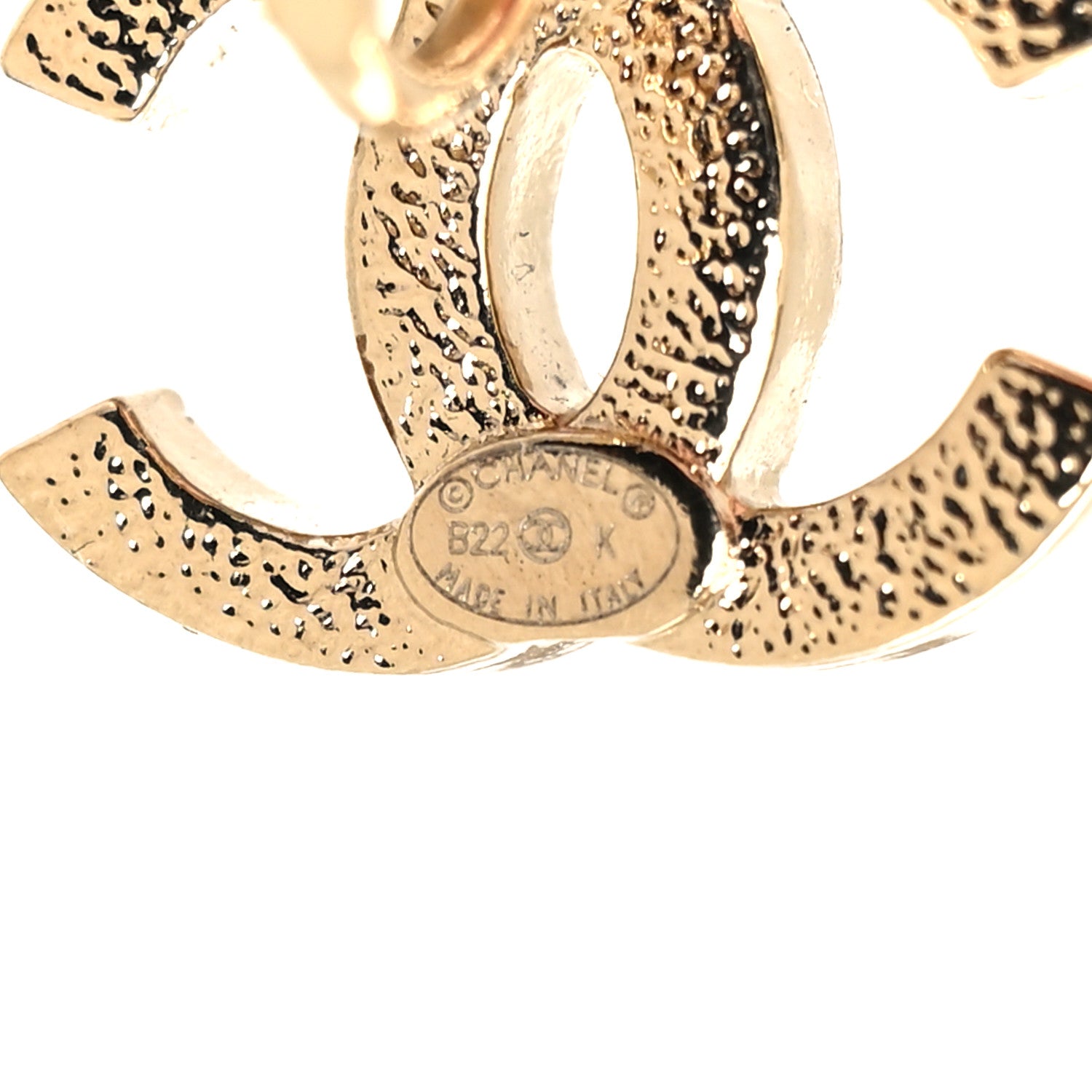 Chanel Pearl Crystal CC Flower Clip On Earrings White 4 of 5