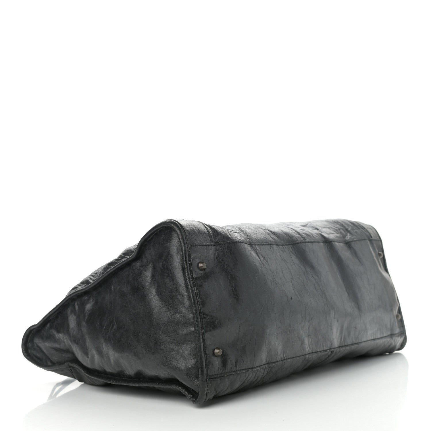Balenciaga Chevre Classic Hardware Weekender Black 4 of 12