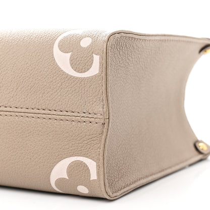 Louis Vuitton Empreinte Monogram Giant Onthego PM Tourterelle Creme 9 of 14