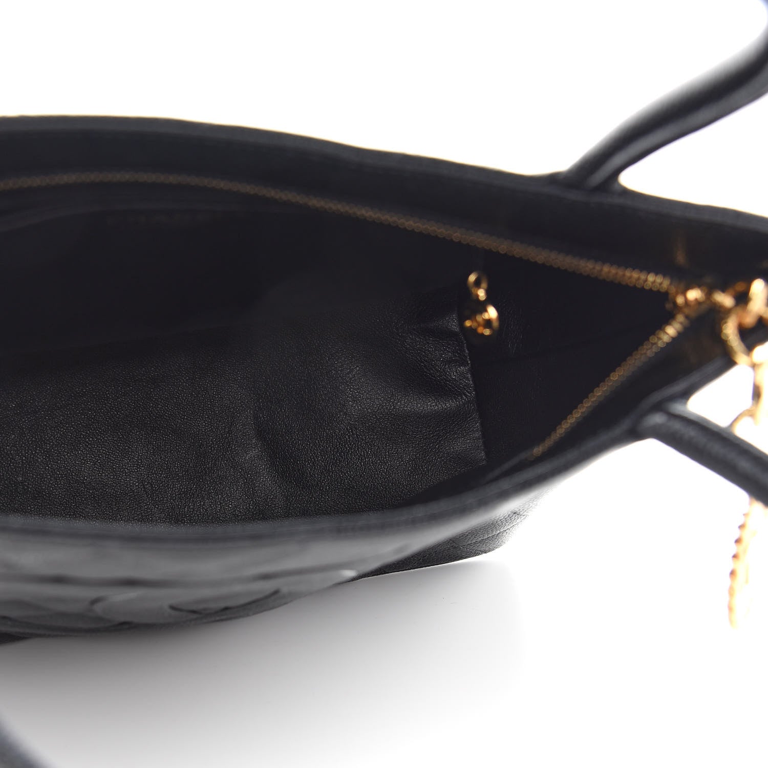 Chanel Caviar Quilted Medallion Tote Black 5 of 10