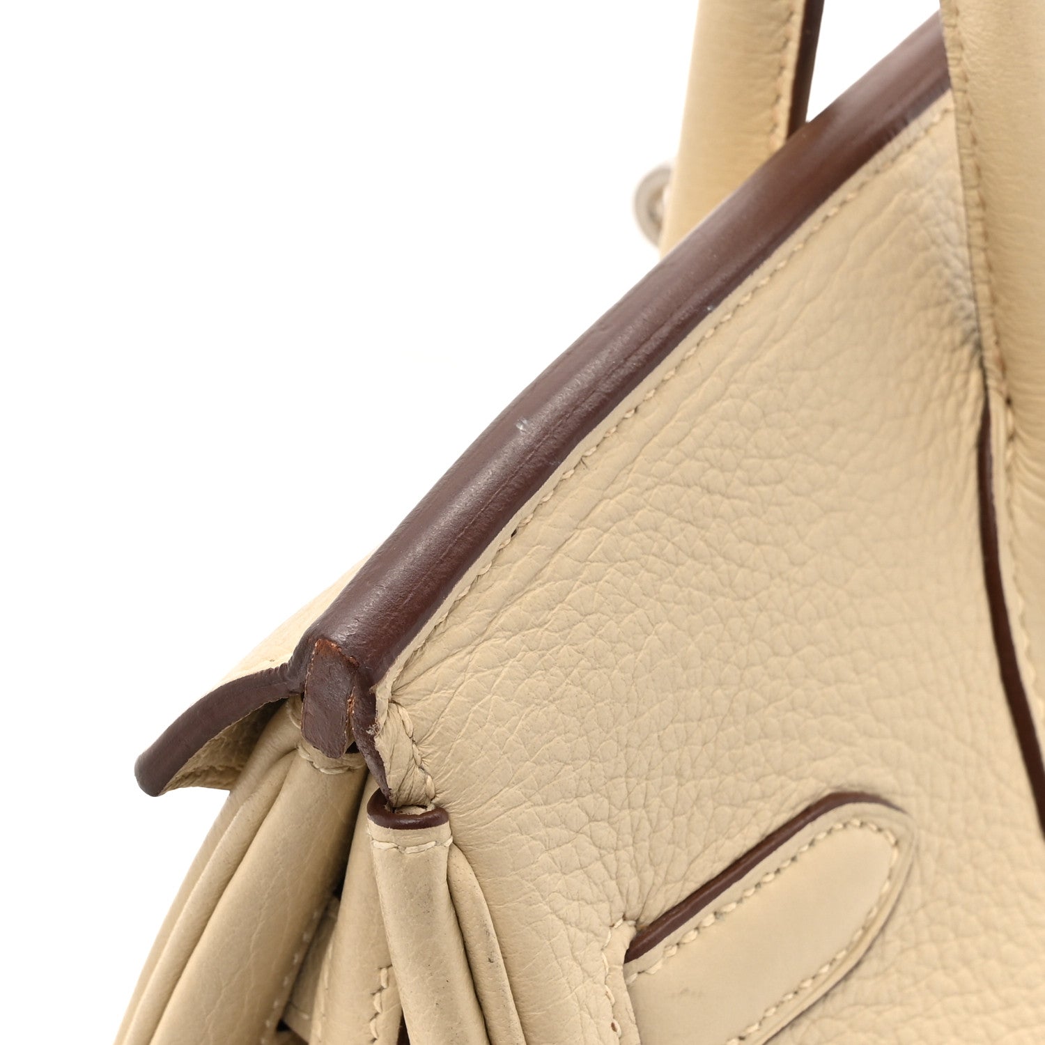 Hermes Taurillon Clemence Birkin 30 Parchemin 15 of 17