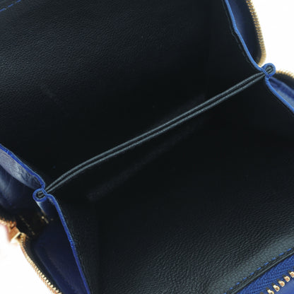 Saint Laurent Leather Y Line ChYc Compact Wallet Blue 9 of 9