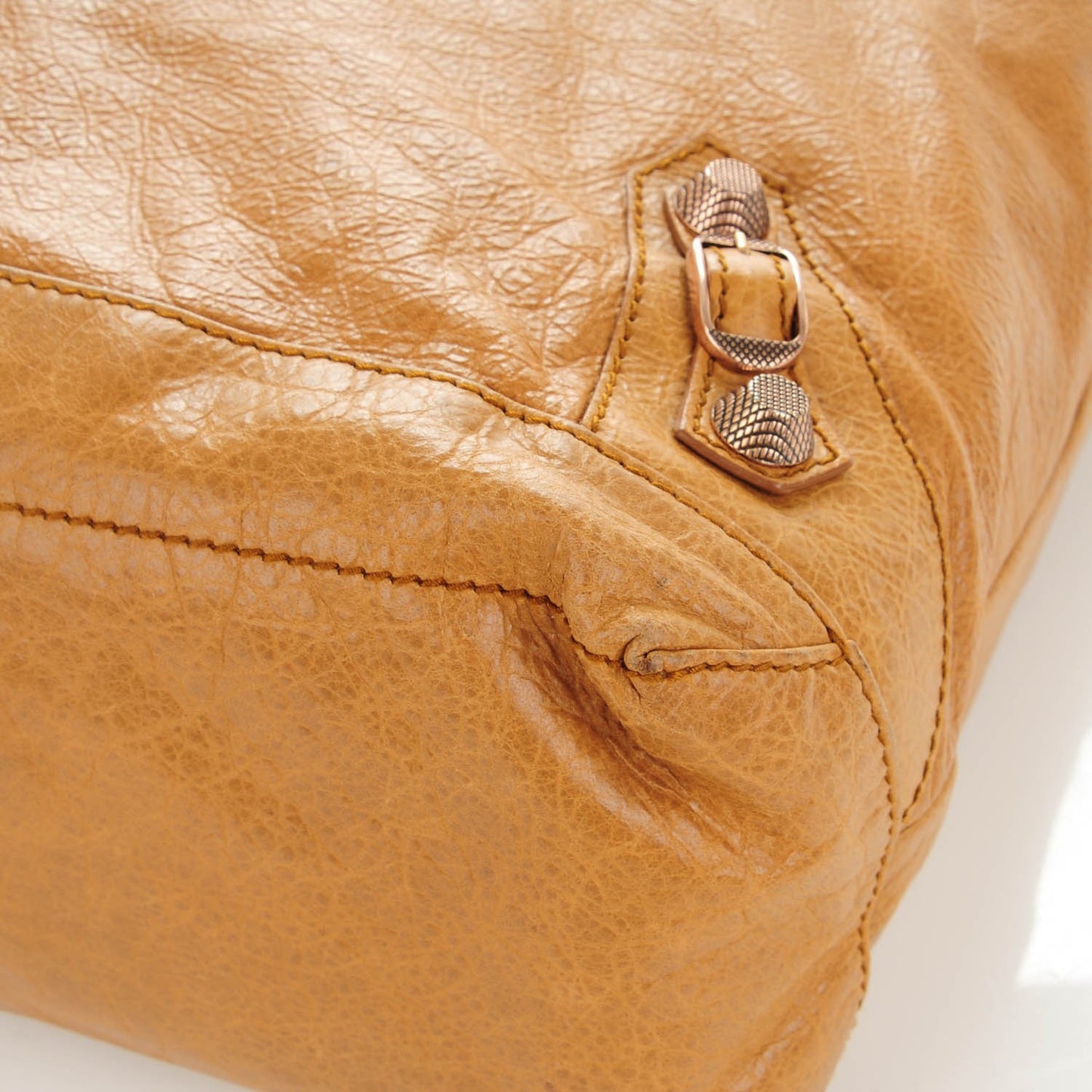 Agneau Giant 12 Rose Gold Hardware Day Hobo Cumin