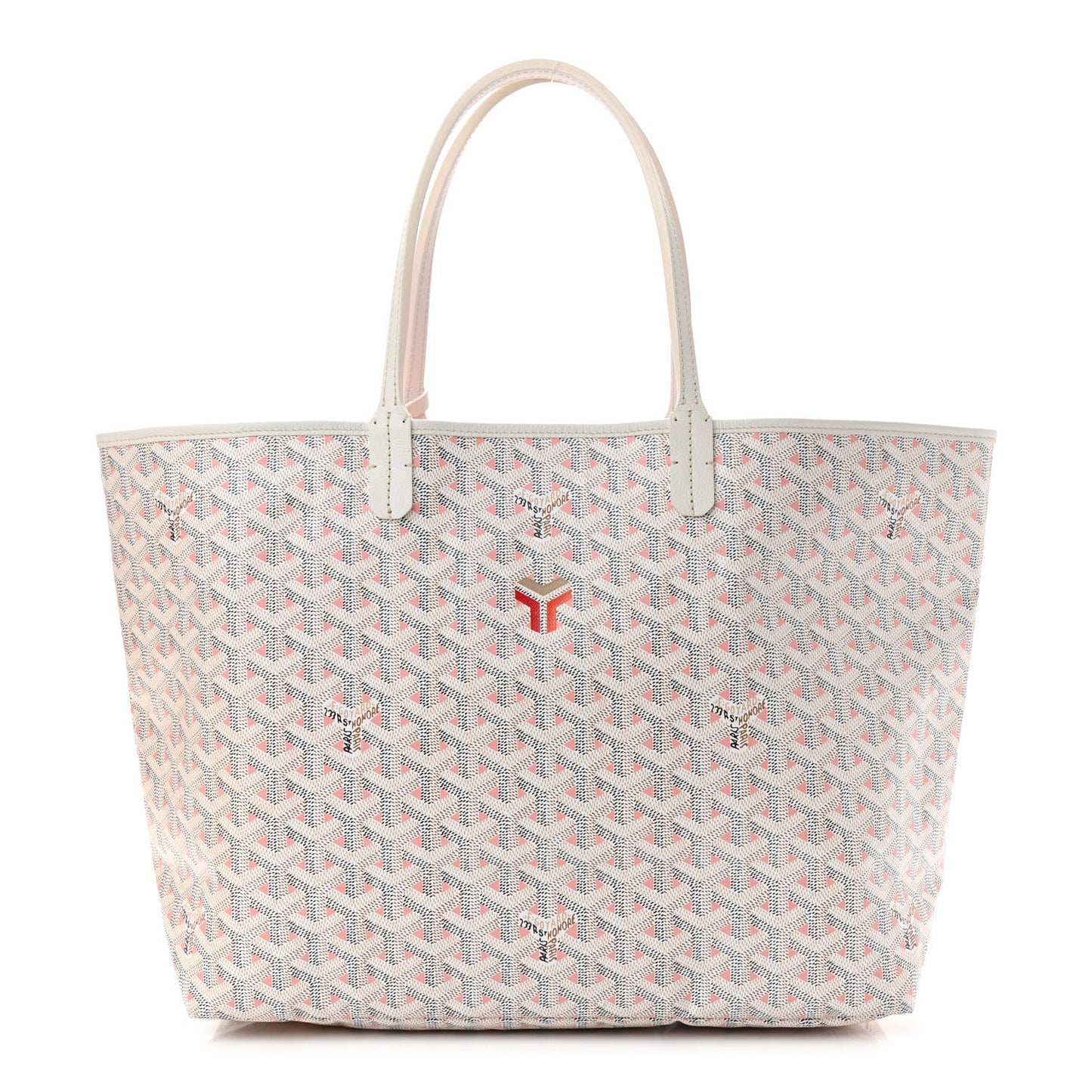 Goyardine Saint Louis Claire Voie PM White Pink