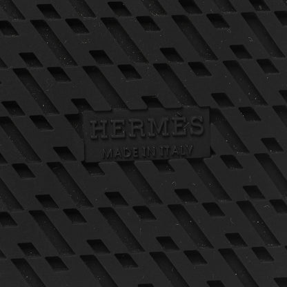 Hermes Epsom Womens Chypre Sandals 37.5 Etoupe 7 of 8