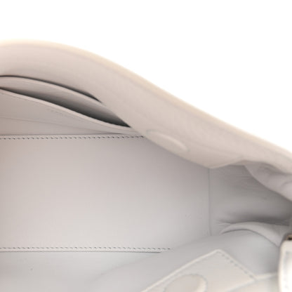 Salvatore Ferragamo Calfskin Small Hug Pouch White 5 of 9