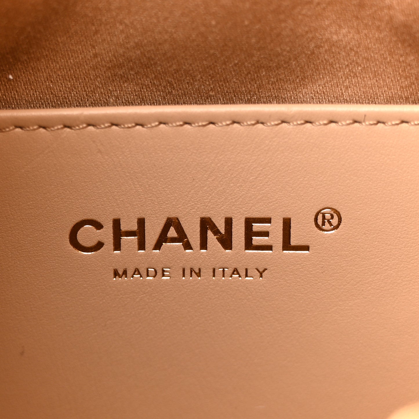 Caviar Quilted Mini Chanel 25 Handbag Beige