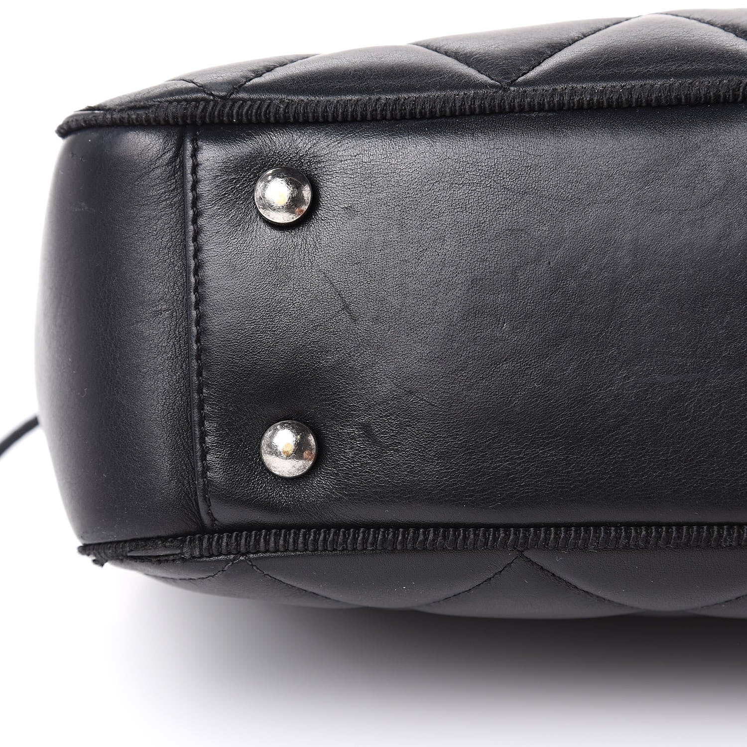 Chanel Calfskin Quilted Small Ballerine Camera Case Black 10 of 19