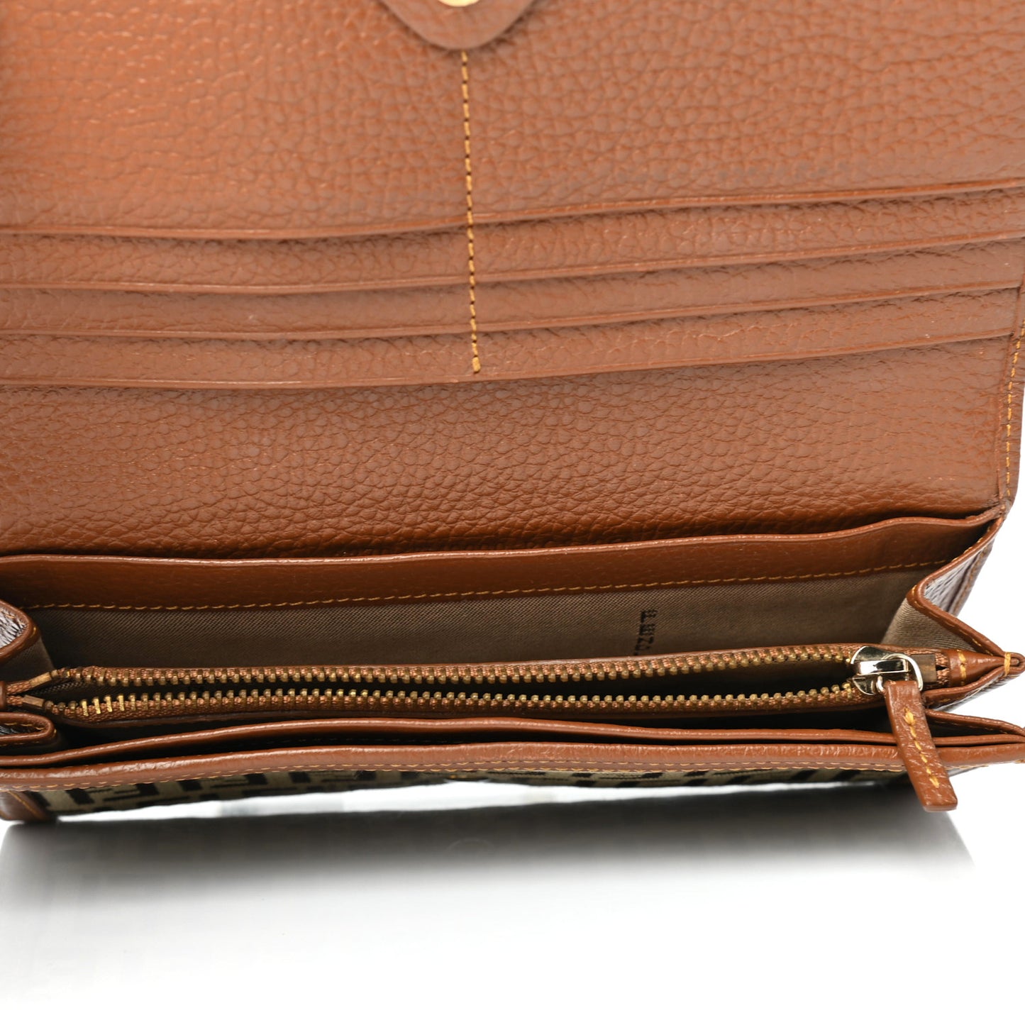 Zucchino Calfskin Ladies Wallet Tobacco
