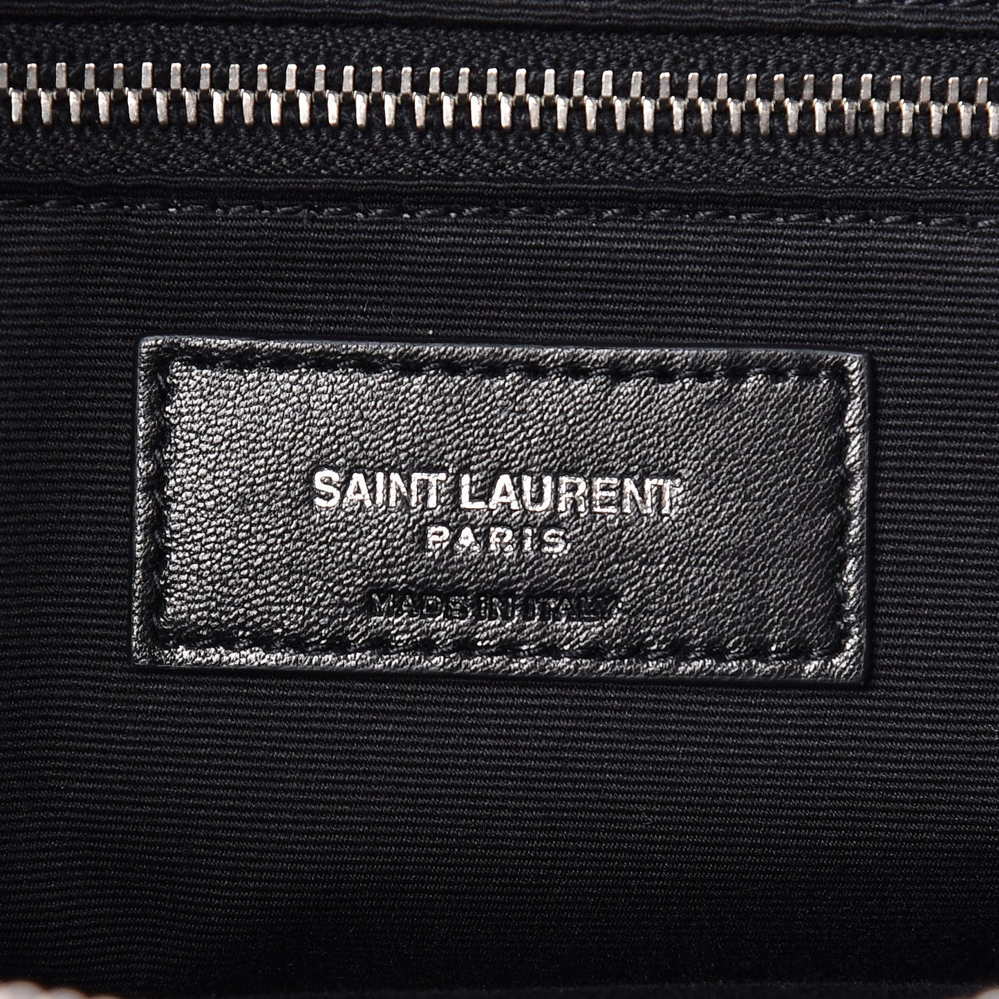 Calfskin Y Quilted Monogram Large Loulou Shopper Black