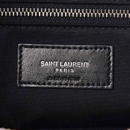 Saint Laurent Calfskin Y Quilted Monogram Large Loulou Shopper Black 9 of 10