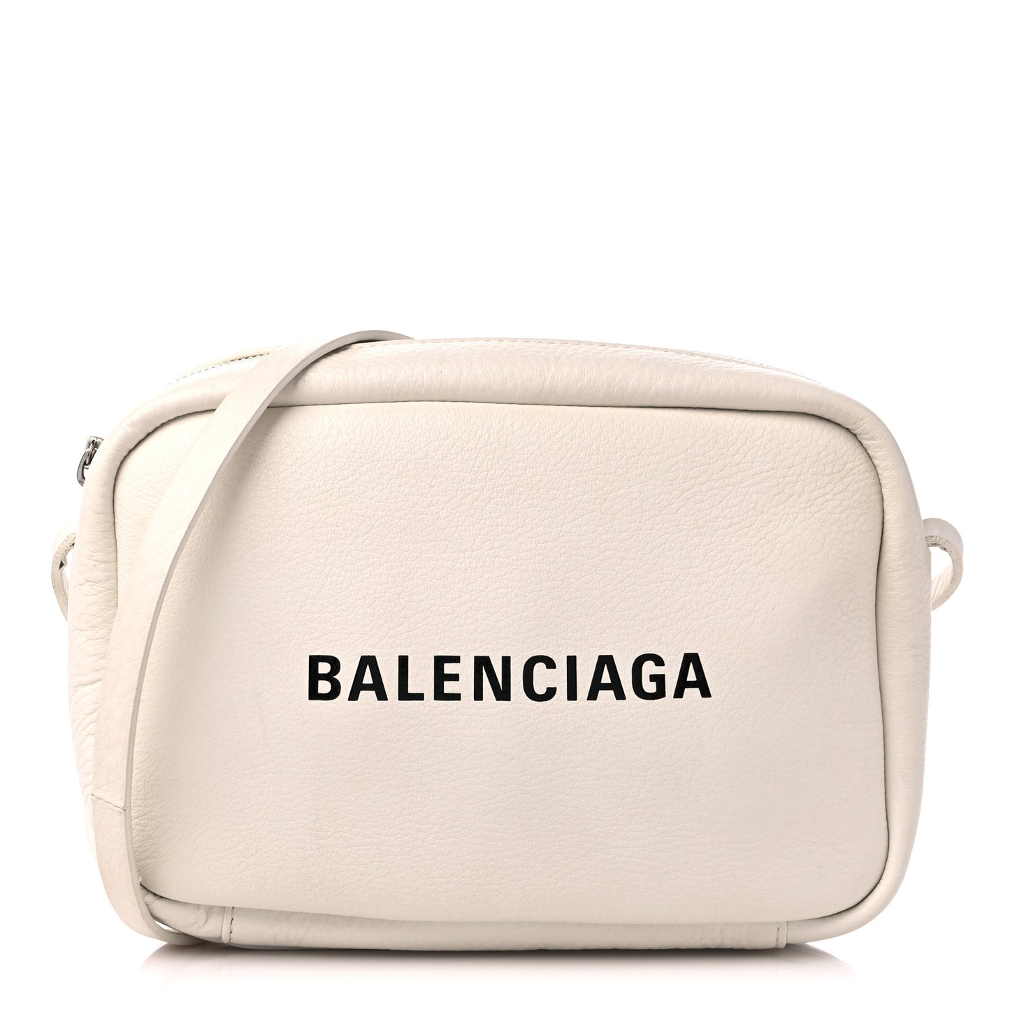 Calfskin Logo S Everyday Camera Bag White
