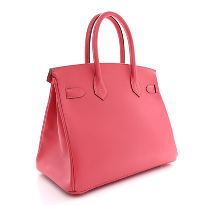 Hermes Tadelakt Birkin 30 Rose Lipstick 3 of 11