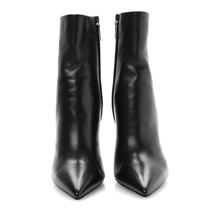 Saint Laurent Calfskin Opyum Ankle Boots 39.5 Black 3 of 9