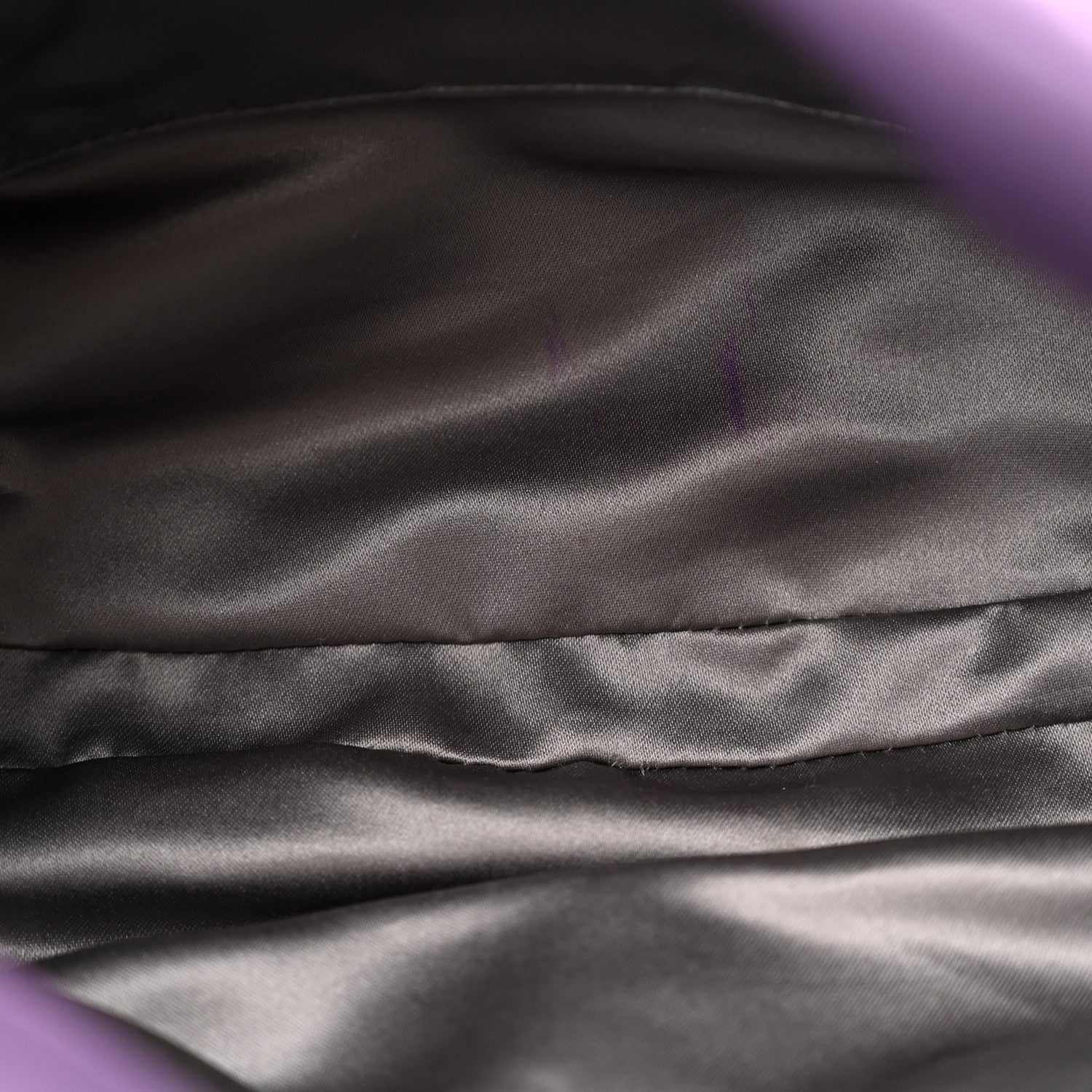 Chanel Nylon Bubble Quilt Accordion Flap Purple 5 of 11