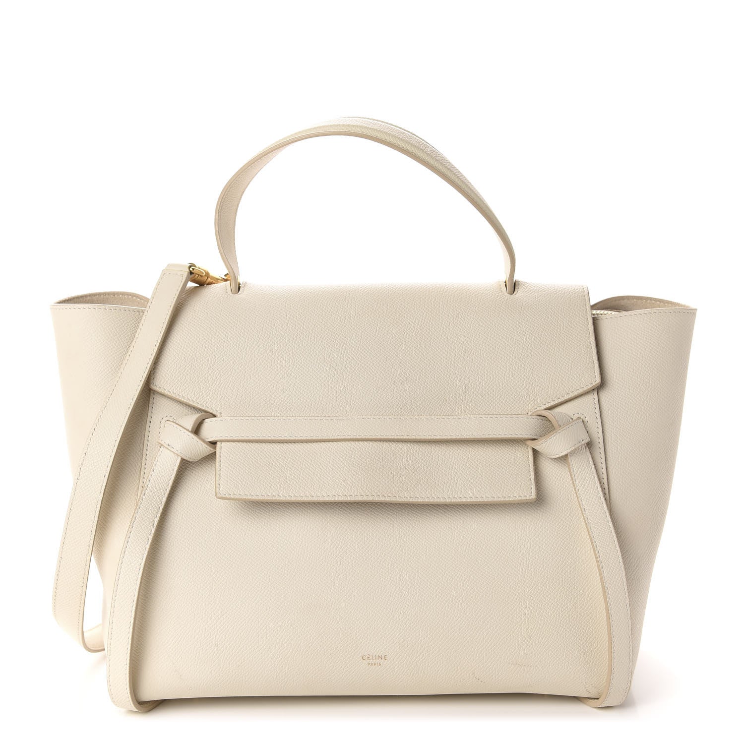 Celine Grained Calfskin Mini Belt Bag White 1 of 13