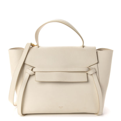 Celine Grained Calfskin Mini Belt Bag White 1 of 13