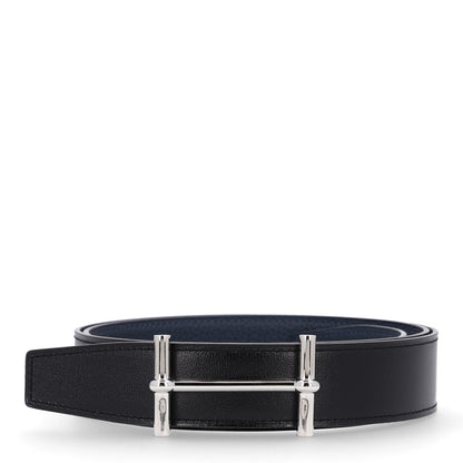 Hermes Box Togo 32mm H d'Ancre Belt 100 40 Black Bleu de Prusse 1 of 6