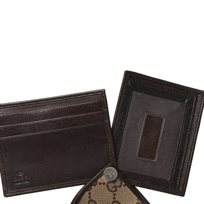 Gucci Monogram Bi-Fold Wallet Dark Brown 5 of 13