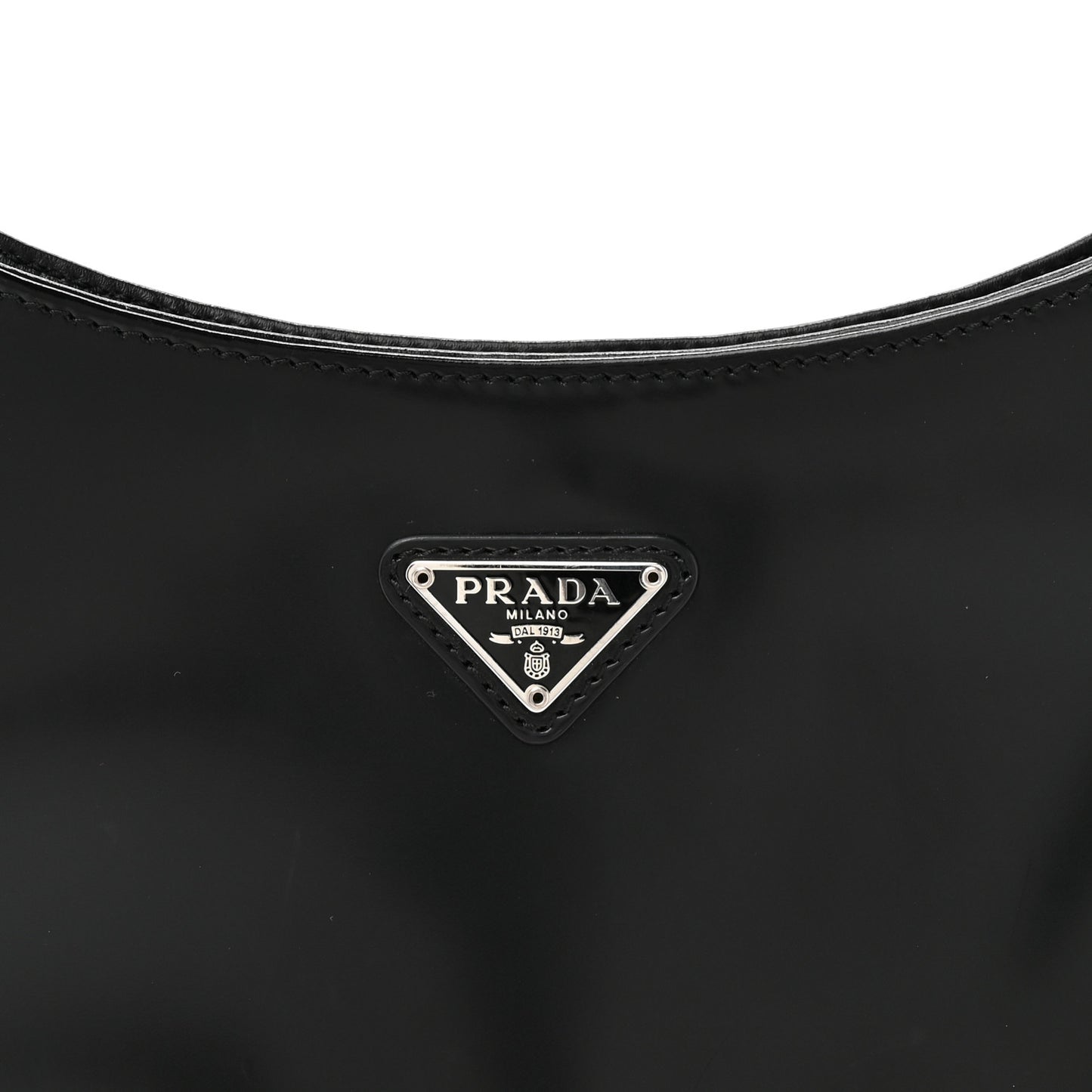 Spazzolato Cleo Shoulder Bag Black