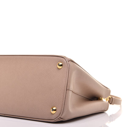 Prada Saffiano Small Galleria Double Zip Tote Cammeo 8 of 13