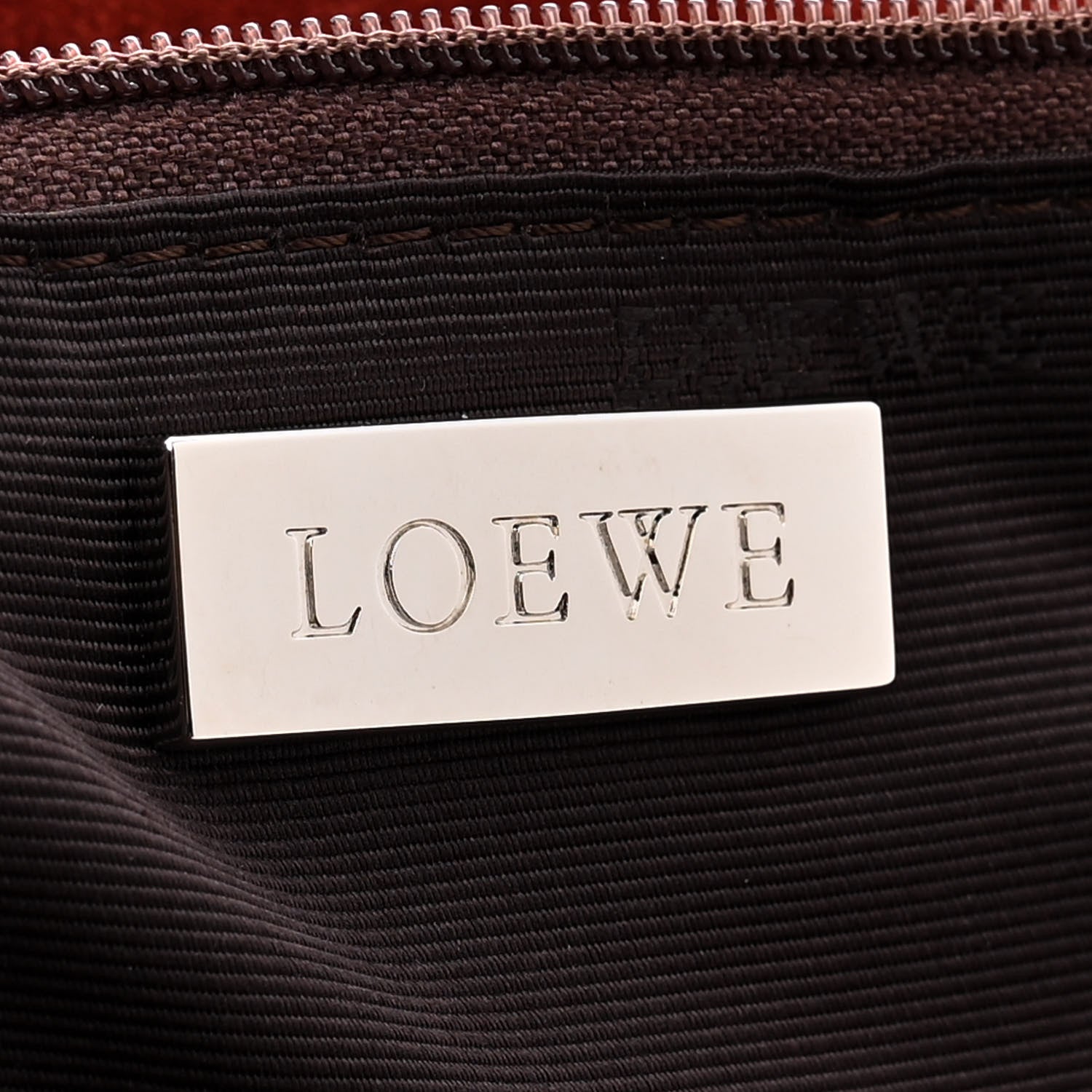 Loewe Suede Amazona 36 Burgundy 6 of 13
