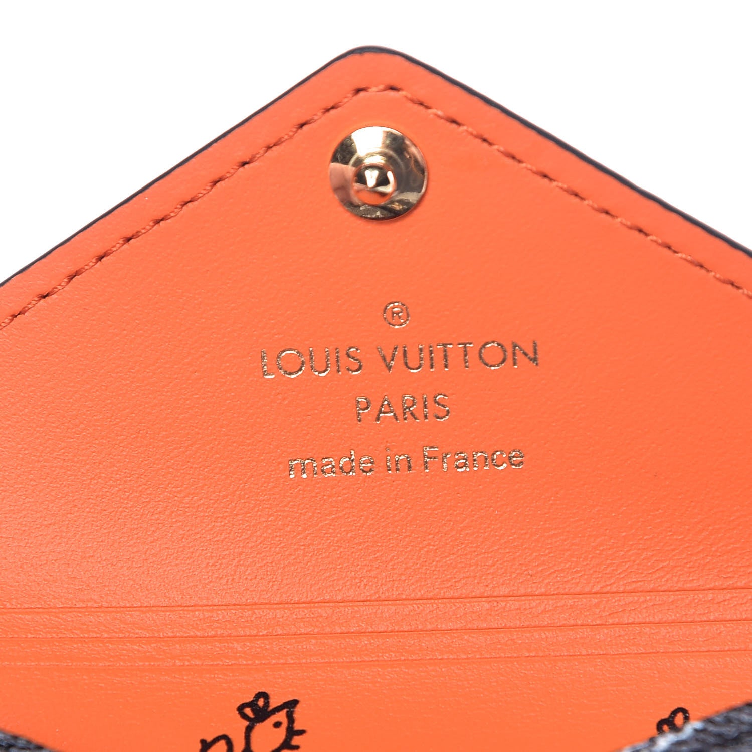 Louis Vuitton Catogram Small Kirigami Pochette Insert Black White 6 of 6